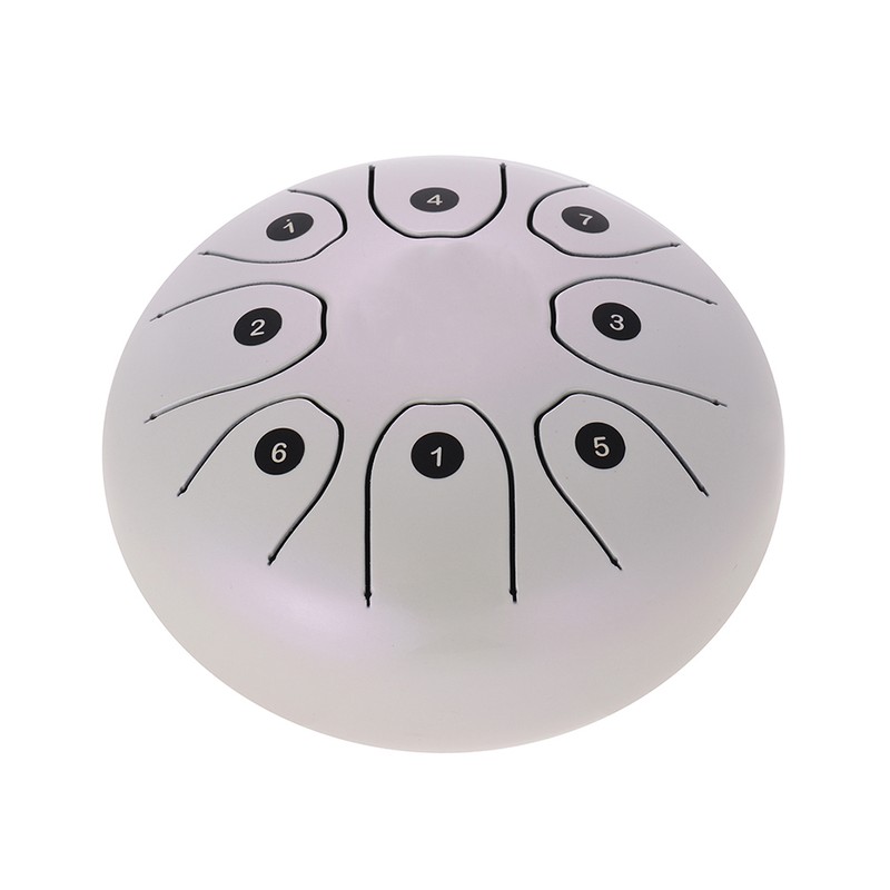 5.5 Inch Mini 8-Tone Steel Tongue Drum C Key Percussion