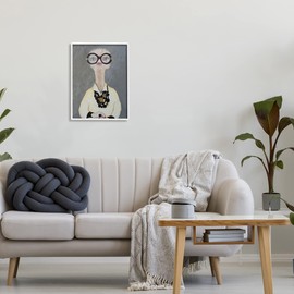 Stupell Industries Ostrich Bird Wearing Glasses Jewelry Painted Nails, Design by Coco de Paris