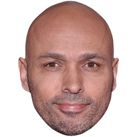 Eric Judor (Beard) Celebrity Mask, Flat Card Face, Fancy Dress Mask