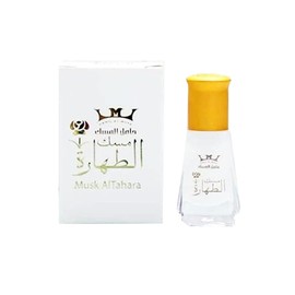NileMarts Musk Al Tahara Pure Arabian Oil Perfume Body Premium Fragrance Oil for Long-Lasting Fragrance Freshness and Elegance White Oil مسك الطهارة ابيض (1 Bottle = 5ml.)