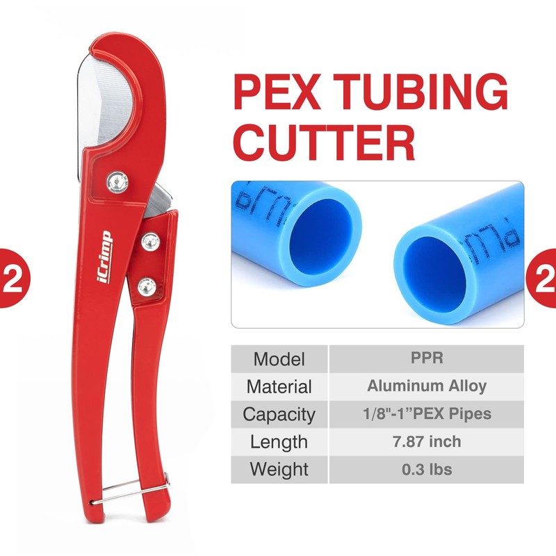 iCRIMP KIT-1096D PEX Clamp Tool Kit for 3/8 to 1
