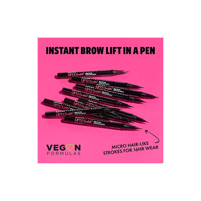 NYX PROFESSIONAL MAKEUP Lift & Snatch Eyebrow Tint Pen, Ash