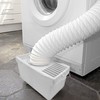 SPARES2GO Condenser Vent Box & Hose Kit Compatible with Bauknecht
