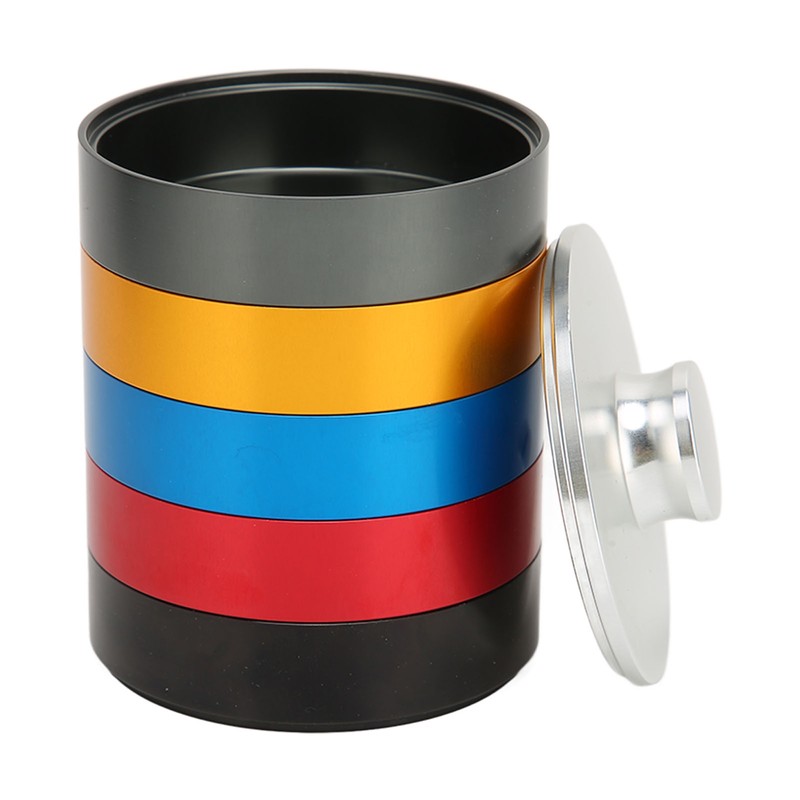 Watch Oil Washing Jar Aluminium Alloy 5 Layers Watch Movement