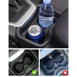 Car Cup Holder Inserts for Toyota RAV4/RAV-4 Accessories 2019 2020 2021 2022 RAV4 Durable Center Console Cup Holder Insert Replacement Drink Holder（NOT for 2023-2025）