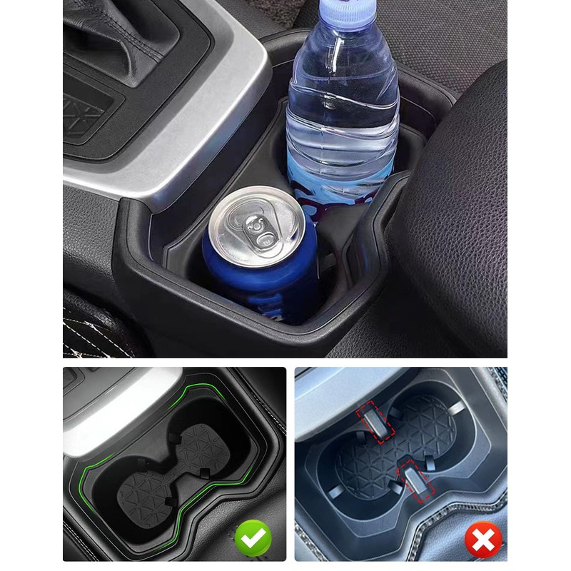 Car Cup Holder Inserts for Toyota RAV4/RAV-4 Accessories 2019 2020