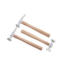 Kauplus 3PCS Aluminum Hammer Set, Auto Body Dent Repair Hammer, Metal Work Dolly Hammer Tool Kit- Chisel Hammer, Shrinking Hammer, Utility Pick Hammer