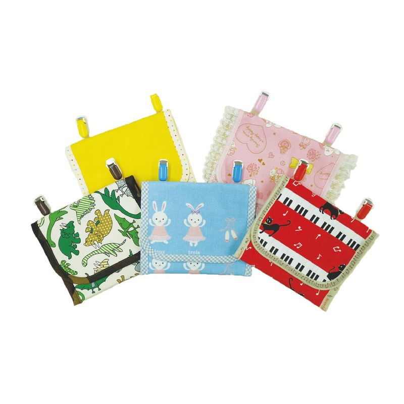 KIYOHARA SUN90-111 Sankoko Pocket Bag Clips, 2 Pack, Clear, Includes