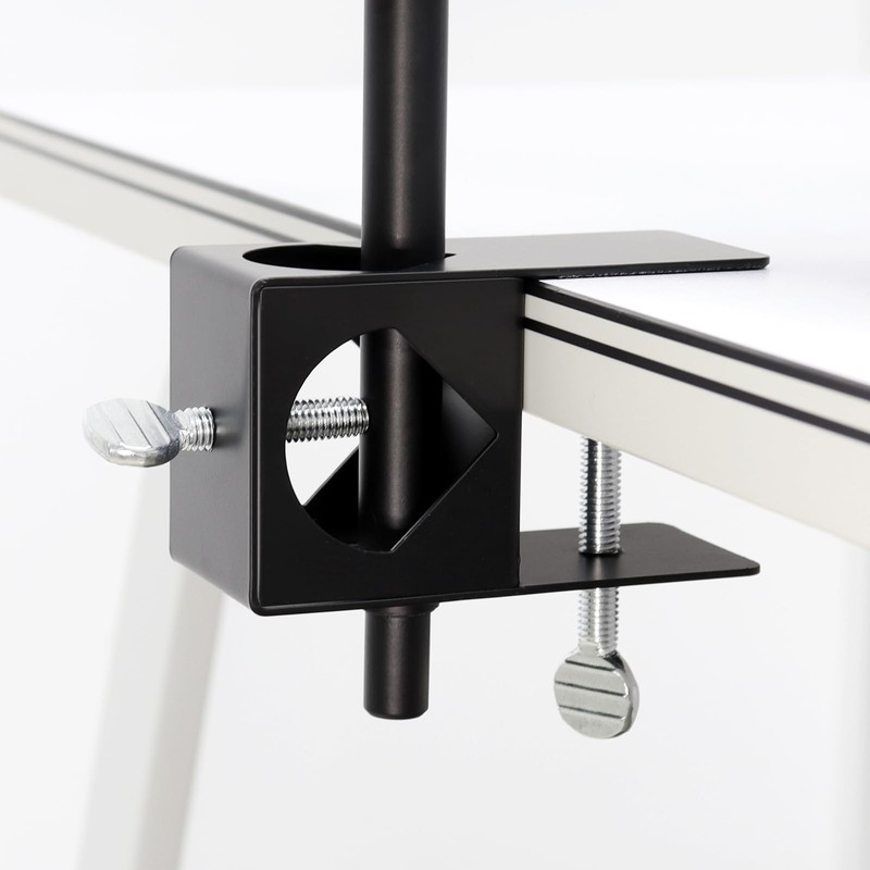 RTNLIT Deck Torch Clamp Bracket for Outdoor Mounting Poles on