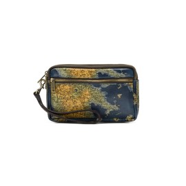 Patricia Nash Viani Wristlet, Greek Map 932