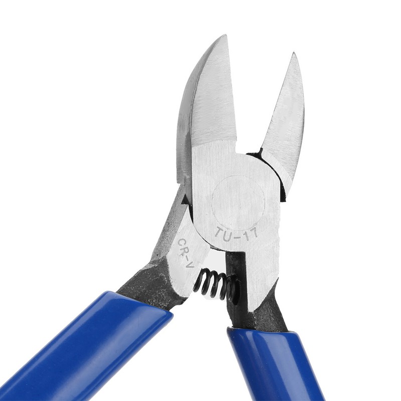 5in Electronic Diagonal Pliers Cable Side Cutting Nippers Wire Cutter