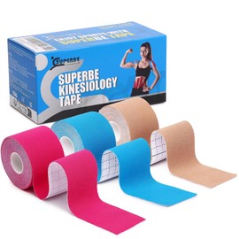 Kinesiology Tape, K Sports Tape Muscle Tape for Knee Shoulder Ankle Elbow, 5cm X 5m