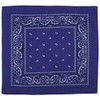 MFH Bandana Cotton Royal Blue White, royal blue