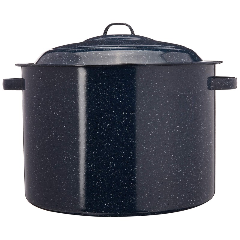 Ball Enamel Water Bath Canner, Including Chrome-Plated Rack and 4-Piece