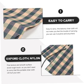 Cabilock Outdoor Yard Chair Recliner Replacement Fabric Wear-Resistant Anti-Aging Easy Install Kit for Patio Lounges