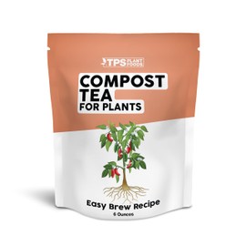 Compost Tea Starter, Includes Easy and Fast Acting Brew Recipe, Organic Dry Granular Nutrients Plus Probiotics for Plants and Gardens 6 oz (6 Ounces)