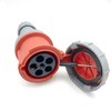 1Set Waterproof Industrial Connector Plug Socket, 5Pin 63A 380V-415V 3P+N+E