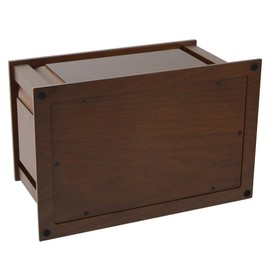 WEVOIRD Handcrafted Extra Large Wooden Funeral Cremation Urn Box for Adult Human Ashes up to 320lbs