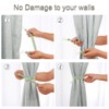 sourcing map 2 Pack Curtain Tiebacks 23 Inch Curtain Holdbacks