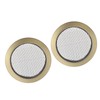 2Pcs Sound Hole Inserts for Dobro Resonator Screen Box Resonant
