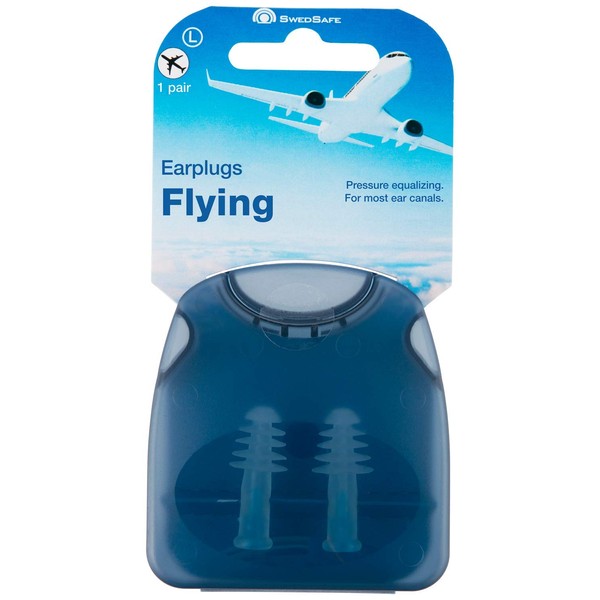 Swedsafe Men's Aeroplane Ear Plugs - Ideal for Pressure Equalization