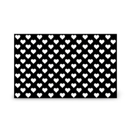 Zikefest Car Rear Tail Light Stickers, Cute Heart Pattern Decal, Universal Waterproof Cars Headlight Tail Light Tint Film Sticker, Creative DIY Headlamp Taillight Cover Decor Decals (Black)