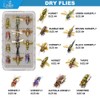 YZD Realistic Trout Hand Tie Fly Fishing Flies Collection Dry