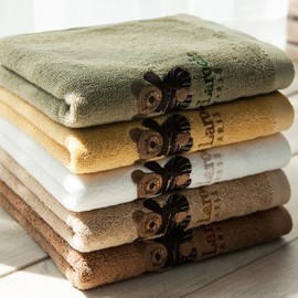 Kirarosch Cotton Kirarosch Bear Hotel Towels 140g 5 sheets Luxury Towel, GL) 140g_Bear_Evenly 5 sheets / 기라로쉬 코튼 기라로쉬 베어 호텔수건 140g 5장 고급타월, GL)140g_베어_골고루 5장