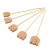Honbay 100PCS Cute Cat Bear Cocktail Picks Sticks Party Food