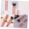 Outanaya 2pcs Retractable Travel Makeup Brush Set Double-sided Blush Brush