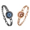 TOTWOO Long Distance Touch Bracelets for Couples| Light up&Vibrate Long