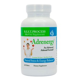 Morter HealthSystem Adrenergy (2 Pack) Best Process Alkaline — Natural Adrenal Support with Adrenal Gland Extract, Adaptogens, Vitamins & Minerals