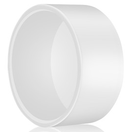 6“ PVC Pipe End Cap Fitting, 1 Pcs Pipe End Caps, Schedule 40 Furniture Grade Pipe Plug for Building PVC Furniture DIY Garden Shelf