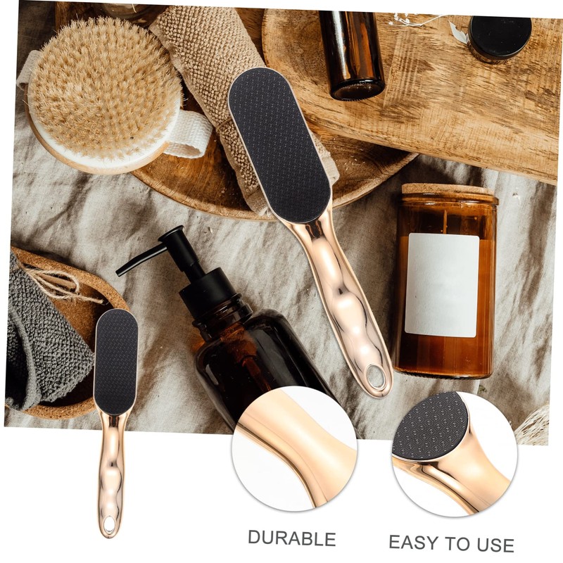 Healeved Foot Rubbing Board Stainless Steel Foot Exfoliating File Stainless