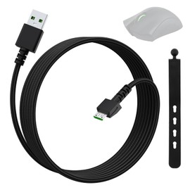 Viper Ultimate USB Cable Compatible with Razer Naga Pro, Viper Ultimate, Basilisk Ultimate, DeathAdder V2 Pro Gaming Mouse, 5.9ft