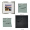 10x10 Picture Frame Gallery Photo Frame with 6x6 mat,Freestanding and