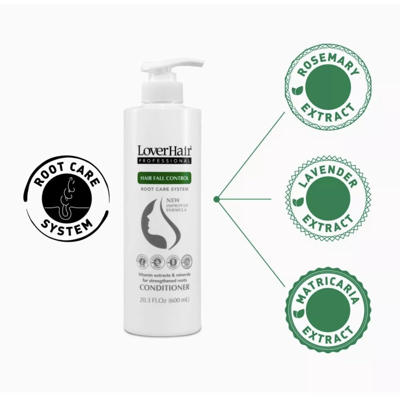 LoverHair Professional Hair Fall Control Shampoo & Conditioner Set 20.03