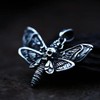 Bray Wyatt The Fiend Stainless Steel Moth Logo Pendant Necklace