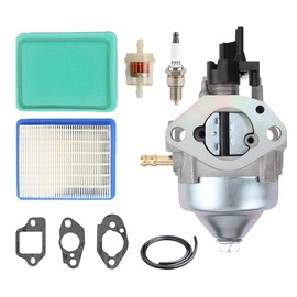 GCV160 16100-Z8B-901 Carburetor & Air Filter for Honda GCV160LA0 GCV160LA1 Engine HRR216K9 HRS216K5 K6 K7, for Husqvarna HU700F HU700H 7021P, for Troy-Bilt TB240 TB130 130XP Mower Auto Choke