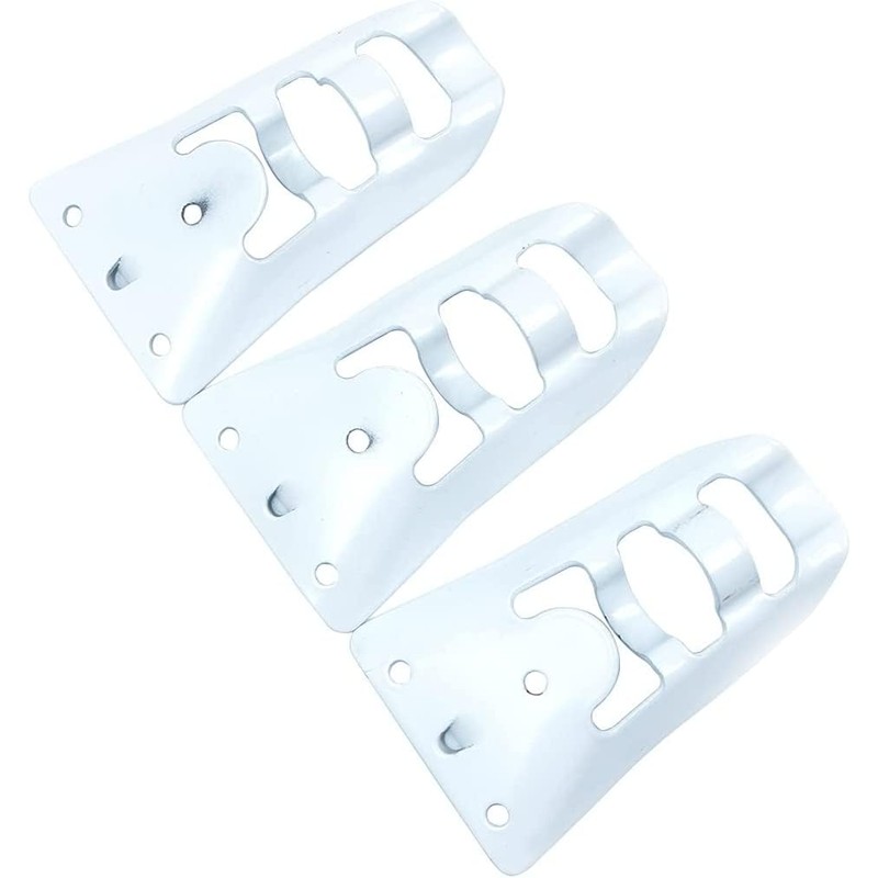 Tiardey 3 x Wall Mount, Adjustable Aluminium Flag Holder for