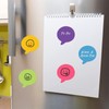 16 Pads Bubble Shape Sticky Notes, Speech Bubble Post It