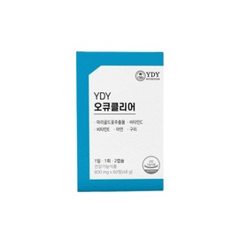 YDY OQClear Eye Nutrition Health 60 tablets (1 month supply) 1 box / YDY 오큐클리어 눈 영양 건강 60정 (1개월분) 1박스