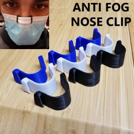 Unbranded Anti-Fog Nose Clips 9 Clips Blue, Black, & White Face Protection Glasses Wearers