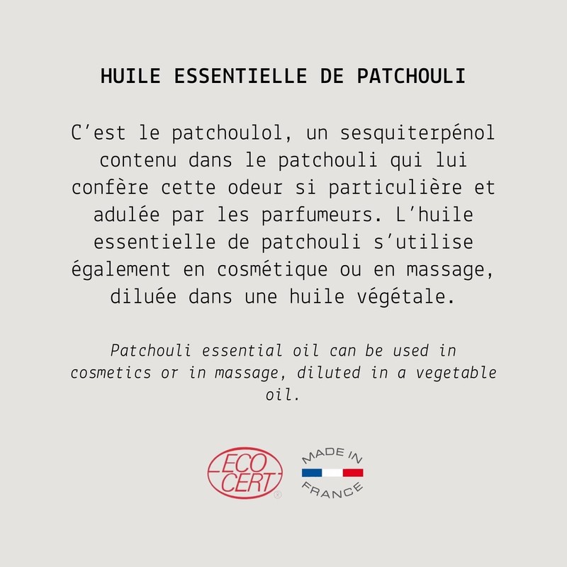 Patchouli Organic Essential Oil - MY COSMETIK - 10ml