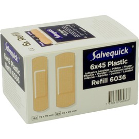 Salve Quick Waterproof Plasters Pack of 6 Refills 18