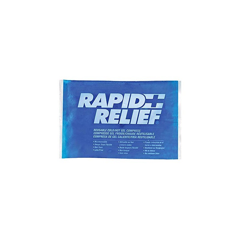 Rapid Relief Reusable Hot & Cold Gel Compress with Contour-Gel