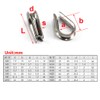 304 Stainless Steel Wire Rope Thimble Cable Thimbles Rig Up