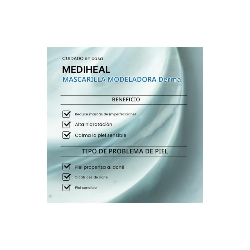 Mediheal Paquete De Modelado Derma (Madecassoside) - Aliviar Marcas De