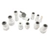 Qrity 1 Piece Water Quick Coupling Fitting, 3/8 Inch RO