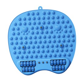 perfeclan Übung Fußmassagegerät Fußmassagel tragbares Board Badezimmer Matte Pressebad Matte Reflexzonenmatte für Wohnzimmer, Blau